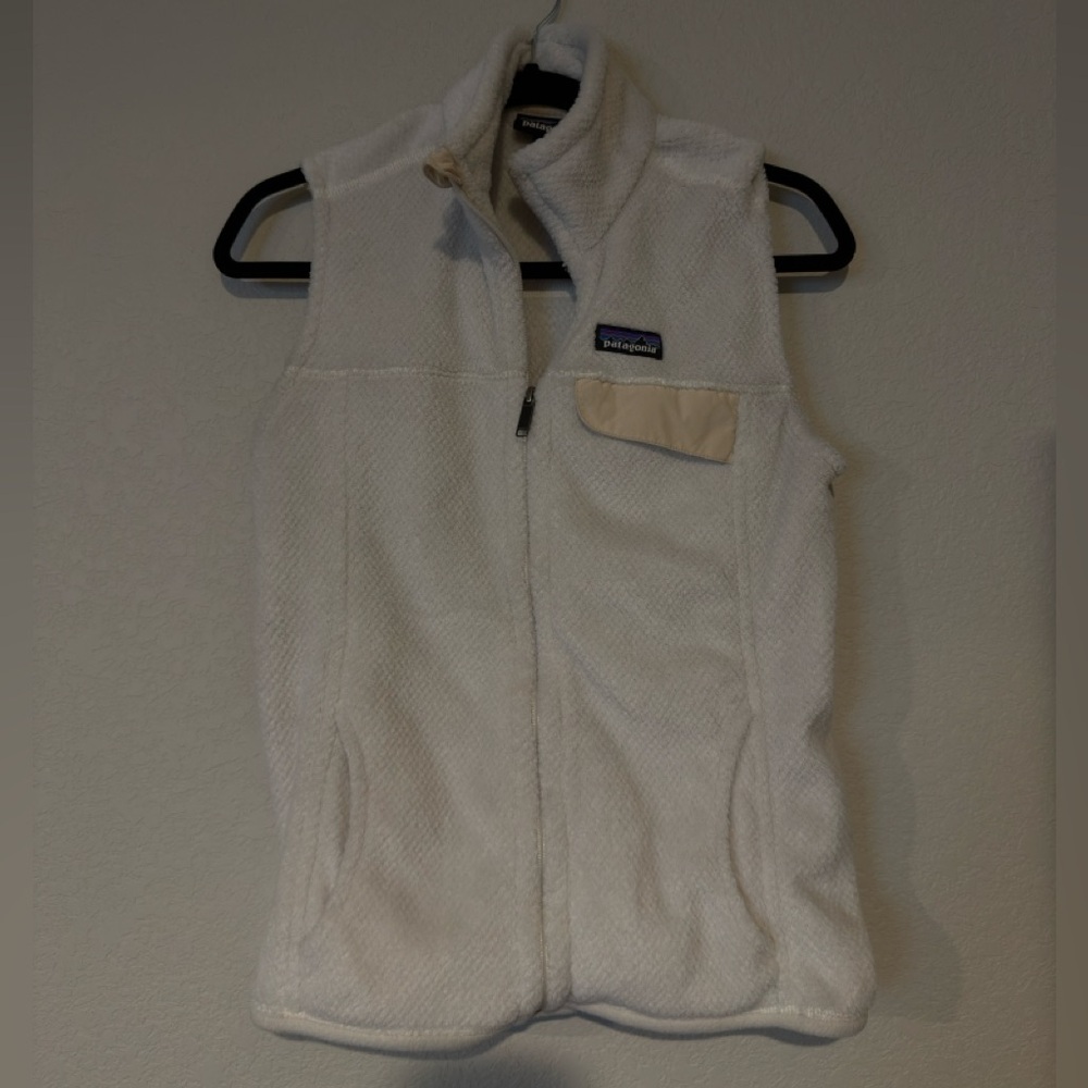 Patagonia re-tool Women's Off-White Fleece Vest